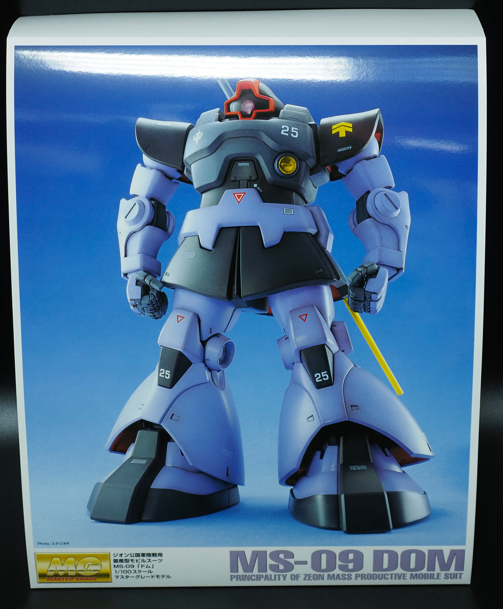 機動戦士ガンダム Mg 1 100 Ms 09 ドムを素組みレビューしていくよ